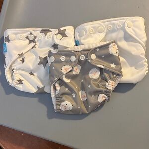 Charlie Banana Star and Sheep Diaper Covers